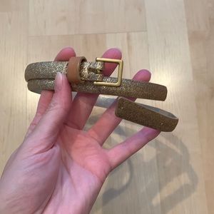 GAP Gold Glitter Belt